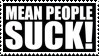 mean people suck stamp